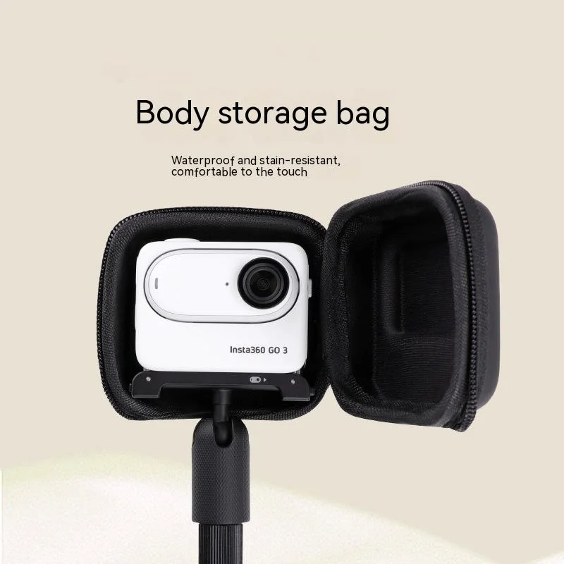 Už Insta360GO3 kūno maišelį šešėlis akmens nykščio kamera mini saugojimo 360go3 vandeniui ir apsaugos nuo užsiteršimo saugojimo krepšys priedai