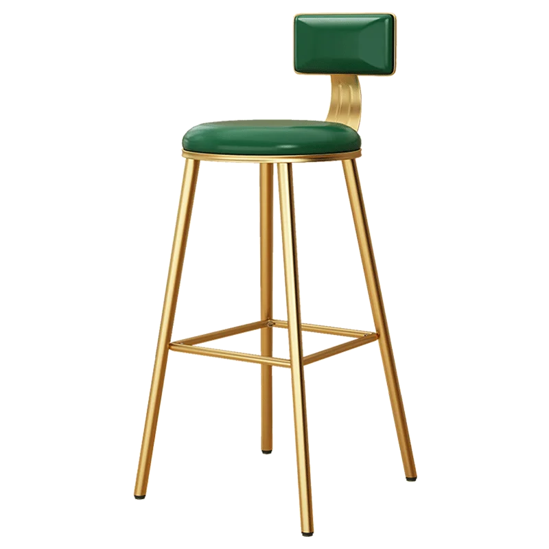 Baro kėdė, aukštos taburetės, Šiaurės minimalistinio baro kėdės, pieno arbata parduotuvė kasą, geležies atlošas baro kėdė