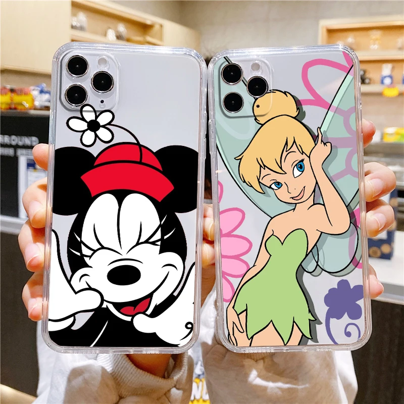 Disney Peter Pan Skaidrus Telefono dėklas Skirtas Apple iPhone 14 13 12 11 Mini XS XR X Pro MAX 8 7 6 Plus SE 2020 Padengti Rubisafe