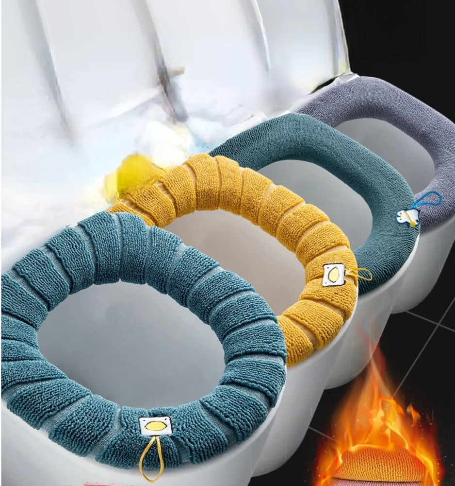 Tualetas pagalvėlės namų sutirštės tualetas danga žiemą tualetas pagalvėlių keturis sezonus tualetas žiedo sėdynė plovimo