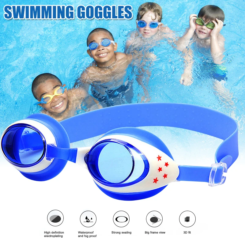 Vaikai, plaukimo Akiniai, Plaukimo Akiniai Anti-Rūko atsparus Vandeniui, UV Apsaugą Vaikams Ankstyvo Paauglių Priedai 1pc