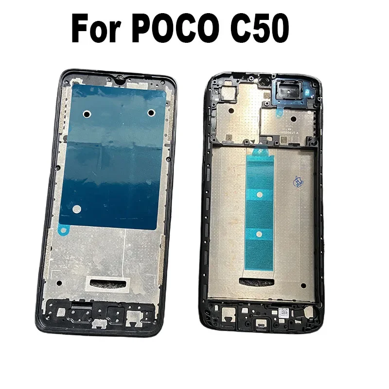 Už Xiaomi Poco C50 Priekiniai LCD sienelėmis Bezel Vidurį Rėmo, Važiuoklės Plokštė Faceplate