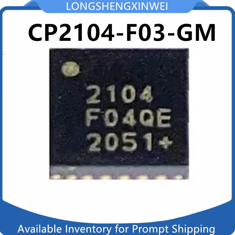 1PCS Chip CP2104-F03-GM 2104 QFN-24 Tilto USB UART IC Mikroschemoje