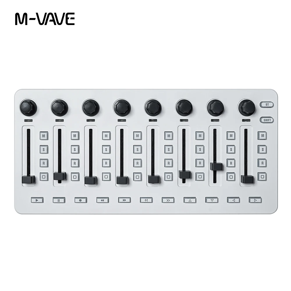 M-VAVE SMC-Maišytuvas Belaidžio MIDI Valdiklis Maišymo Konsolės 8 Kodavimo Programinės įrangos Valdymo Windows/Mac/Ios/Android