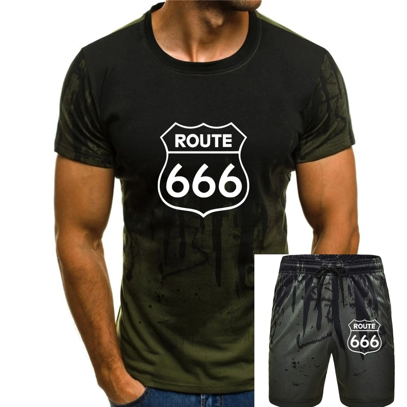Route 666 Marškinėliai 53 Marškinėlius White Zombie Šėtono Šėtono Bažnyčia Aukštos Kelią Į Pragarą Didmeninė Tee Marškinėliai