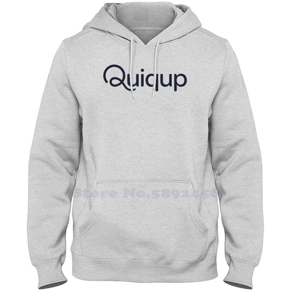 Quiqup Logotipas Mados Palaidinukė Hoodie Aukščiausios Kokybės Grafinis 100% Medvilnės Hoodies